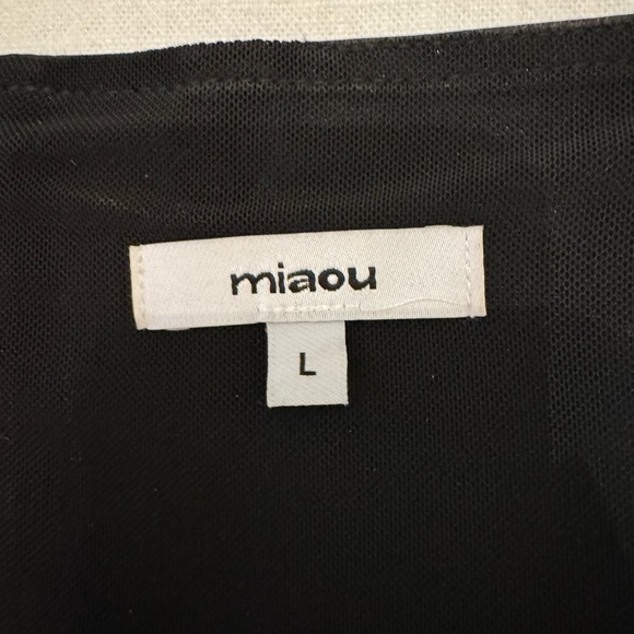 MIAOU BLACK LEATHER CORSET - Picture 4 of 8